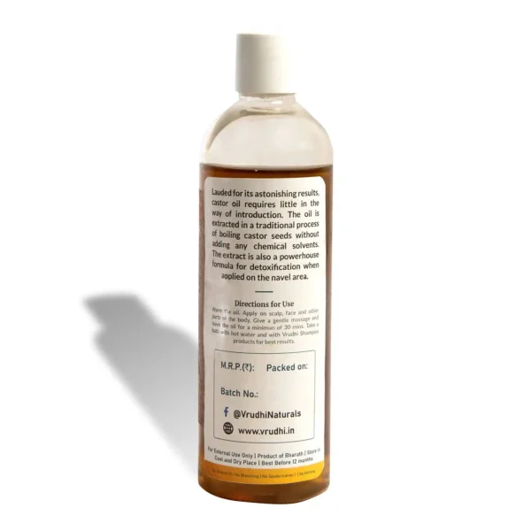 Castor Oil (Boiled - Eyes, Skin, Hair and Digestive Health) - Image 2